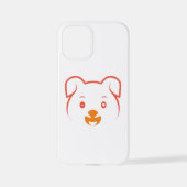 かわいい子犬ウインク iPhoneケース (裏面)