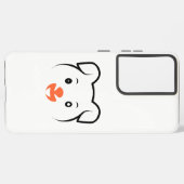 かわいい子犬ウインク SAMSUNG GALAXYケース (左側面)