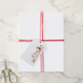 かわいい子犬クリスマスギフトタグ ギフトタグ (より糸付き)