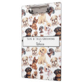 かわいい子犬グルーミング事業 クリップボード (左)