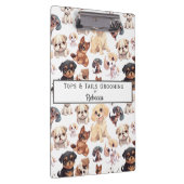 かわいい子犬グルーミング事業 クリップボード (右)