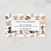 かわいい子犬グルーミング ロイヤリティカード (裏面)
