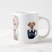 かわいい子犬コーヒーカップ愛犬家 ジャンボコーヒーマグカップ (右)