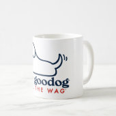 かわいい子犬コーヒー コーヒーマグカップ (正面右)