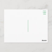 かわいい子犬ゴールデンレトリバーありがとう ポストカード (裏面)