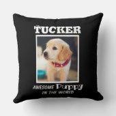 かわいい子犬ゴールデンレトリバー クッション (裏面)