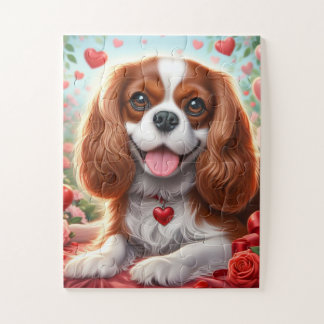 かわいい子犬ジグソーパズルハート ジグソーパズル