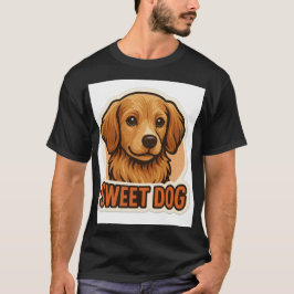 かわいい子犬ステッカー: 愛らしい犬のデカールデザイン Tシャツ