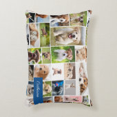 かわいい子犬フォトモンタージュかわいい犬 アクセントクッション (正面(垂直))