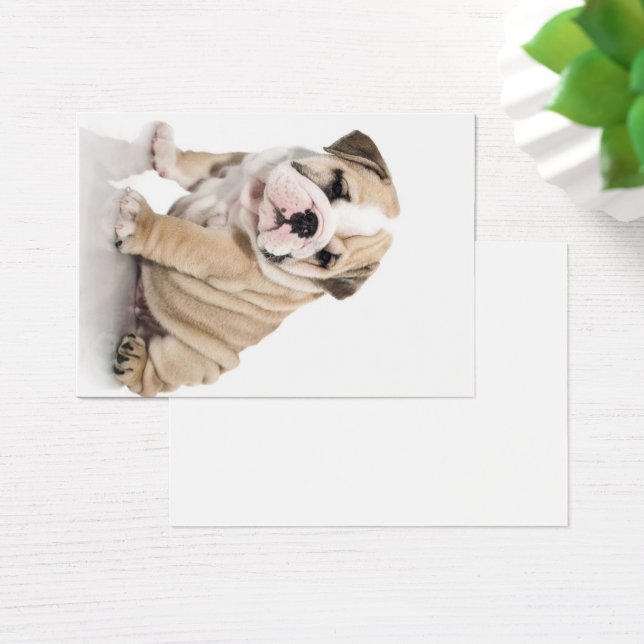 かわいい子犬ブルドッグ悲しい (デスク)