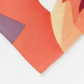 かわいい子犬ポップ・アートのの芸術 フリースブランケット (角)