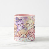 かわいい子犬マグカップ マグカップ (中央)
