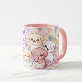 かわいい子犬マグカップ マグカップ (正面右)