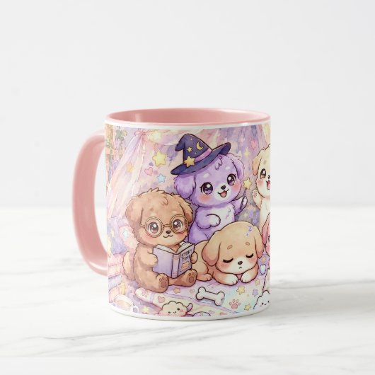 かわいい子犬マグカップ マグカップ (正面左)