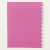 かわいい子犬好きのお母さん贈り物ペキング プランナー手帳 (裏面)