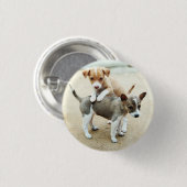 かわいい子犬遊ズオンビーチ 缶バッジ (正面&裏面)
