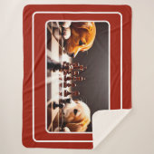 かわいい子犬遊ズチェストシェルパブランケット シェルパブランケット (正面)