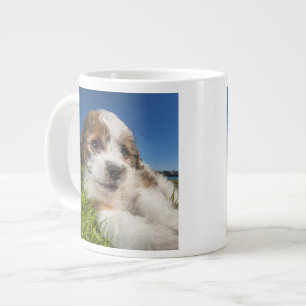 かわいい子犬(しつ) ジャンボコーヒーマグカップ