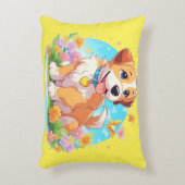 かわいい子犬 アクセントクッション (正面(垂直))