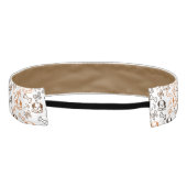 かわいい子犬 アスレチックヘッドバンド (裏面)