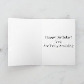 かわいい子犬 イングリッシュブルドッグ 誕生日 カード (内部)