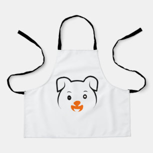 かわいい子犬 エプロン
