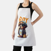 かわいい子犬 エプロン (インサイチュ)