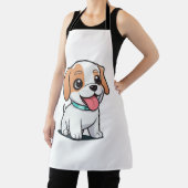 かわいい子犬 エプロン (インサイチュ)