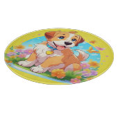 かわいい子犬 カッティングボード (角)