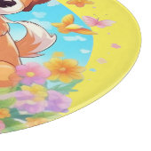 かわいい子犬 カッティングボード (角)