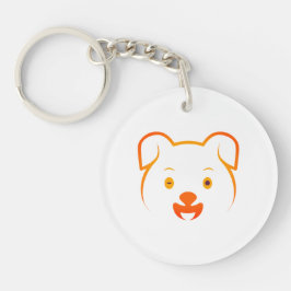 かわいい子犬 キーホルダー