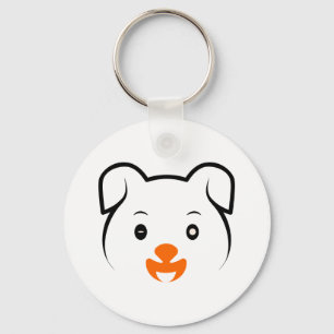 かわいい子犬 キーホルダー
