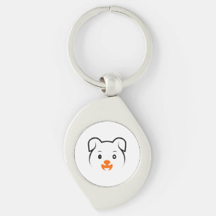 かわいい子犬 キーホルダー