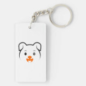 かわいい子犬 キーホルダー (裏面)