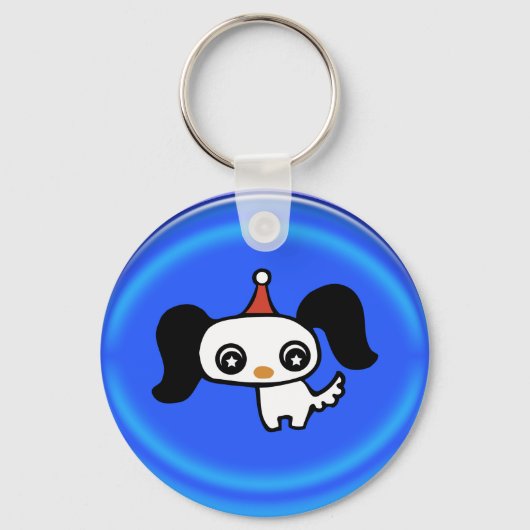 かわいい子犬 キーホルダー (正面)