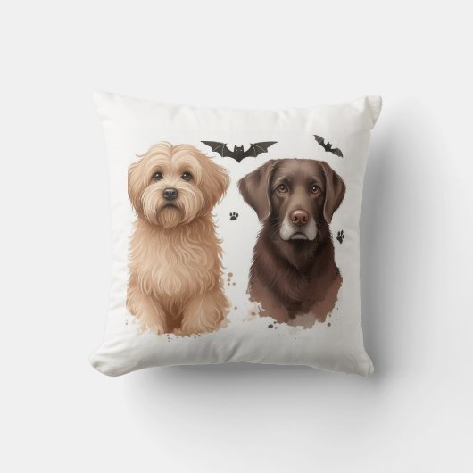 かわいい子犬 クッション (正面)