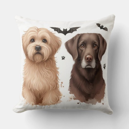 かわいい子犬 クッション (正面)