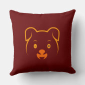 かわいい子犬 クッション (裏面)