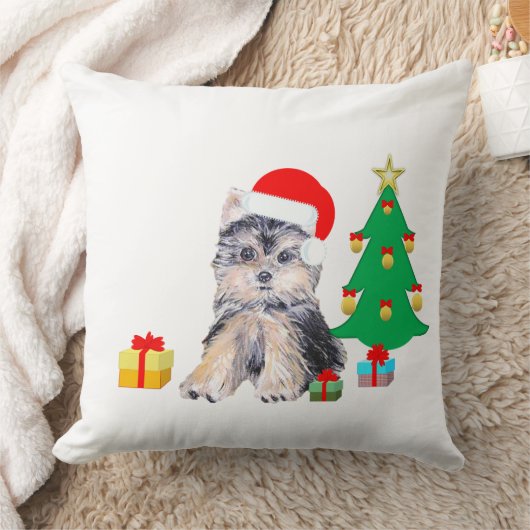 かわいい子犬 クッション (ブランケット)