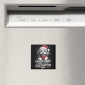 かわいい子犬 クリスマスはアプーと一緒がいい マグネット (インサイチュ (食洗機))
