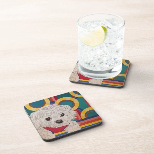 かわいい子犬 コースター (右側)