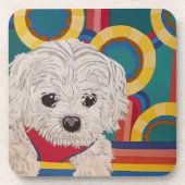 かわいい子犬 コースター (正面)