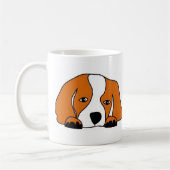 かわいい子犬 コーヒーマグカップ (左)