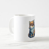 かわいい子犬 コーヒーマグカップ (正面左)