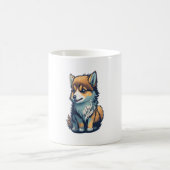 かわいい子犬 コーヒーマグカップ (中央)