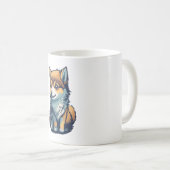 かわいい子犬 コーヒーマグカップ (正面右)