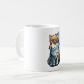 かわいい子犬 コーヒーマグカップ (正面左)