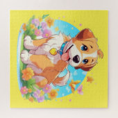かわいい子犬 ジグソーパズル (横)
