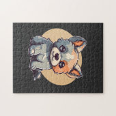 かわいい子犬 ジグソーパズル (横)