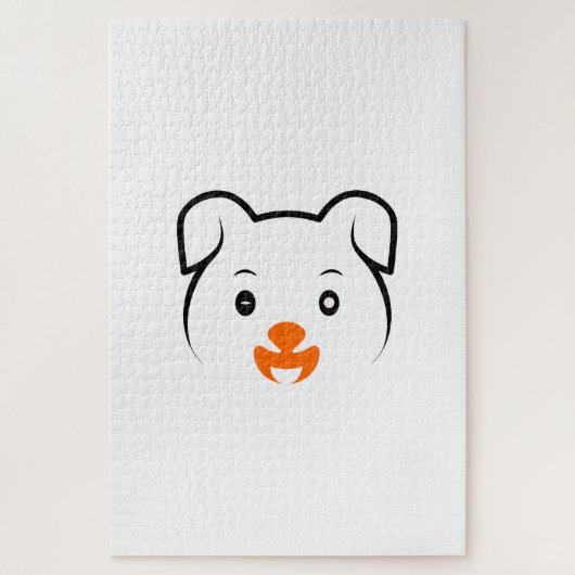 かわいい子犬 ジグソーパズル (縦)